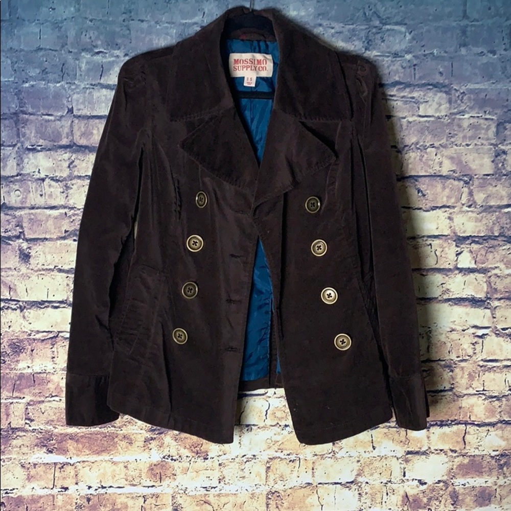 Mossimo Supply Co. Chocolate Brown Pea Coat
